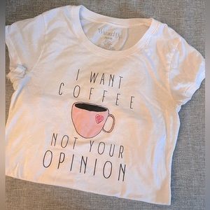 Wound-Up, white cotton tee, M(7–9)